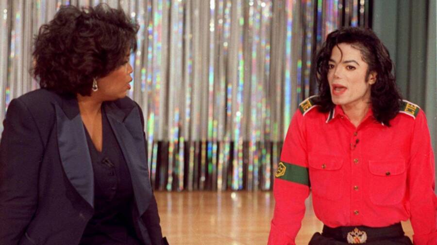 Michael Jackson With Oprah Winfrey