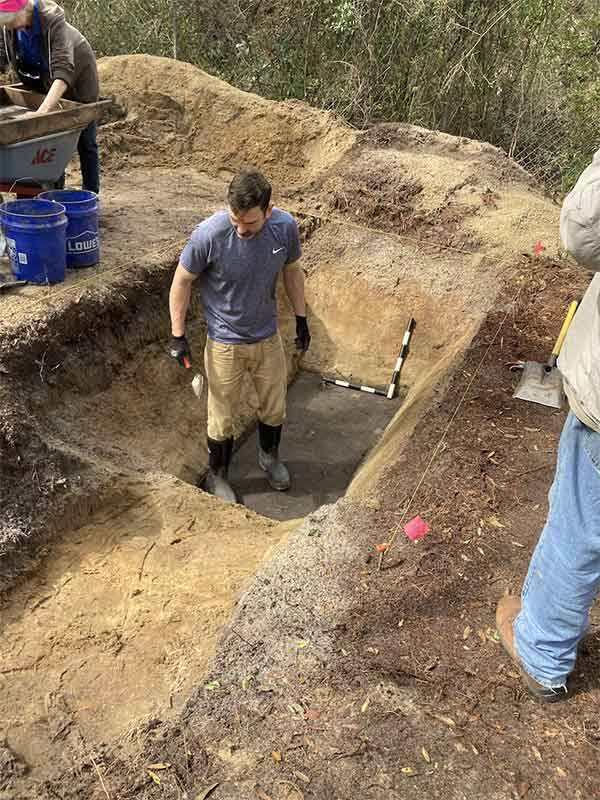 Archaeologists At Roanoke