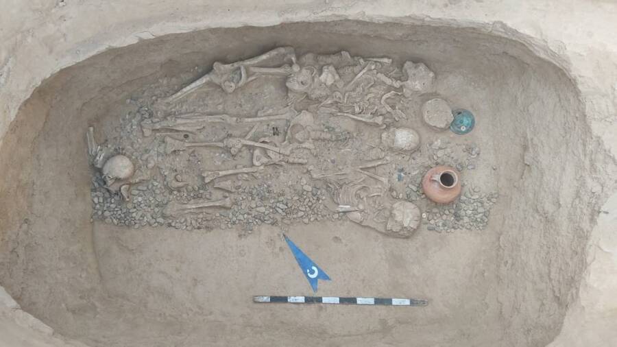 Ancient Grave In Kazakhstan