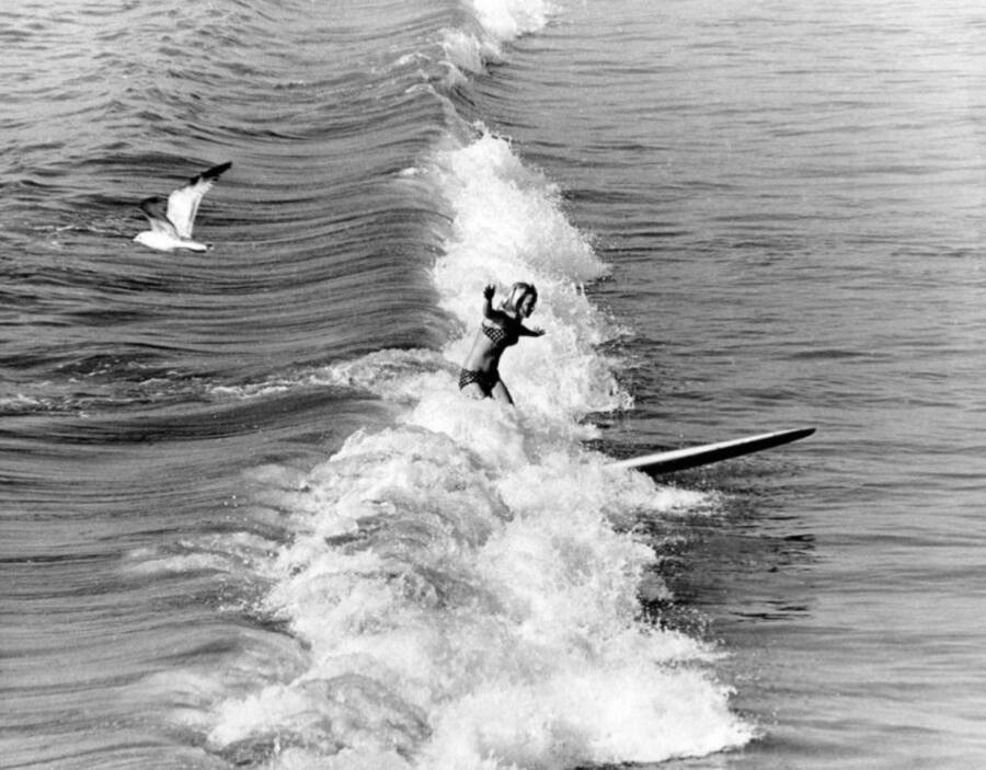 Kim Hoeppner Surfing