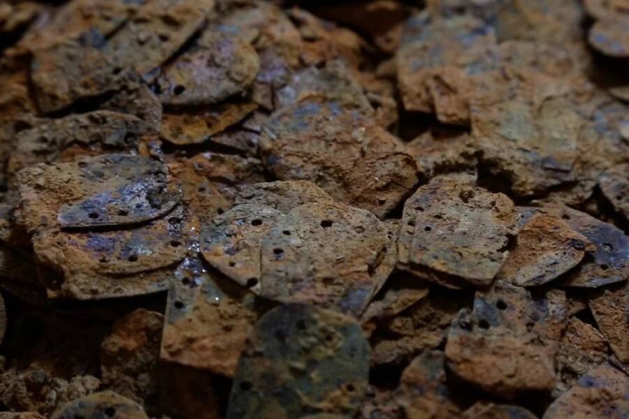 Tomb Of Liu He Fish Scale Armor