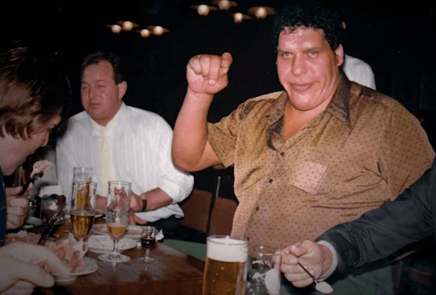 Andre The Giant Drinking