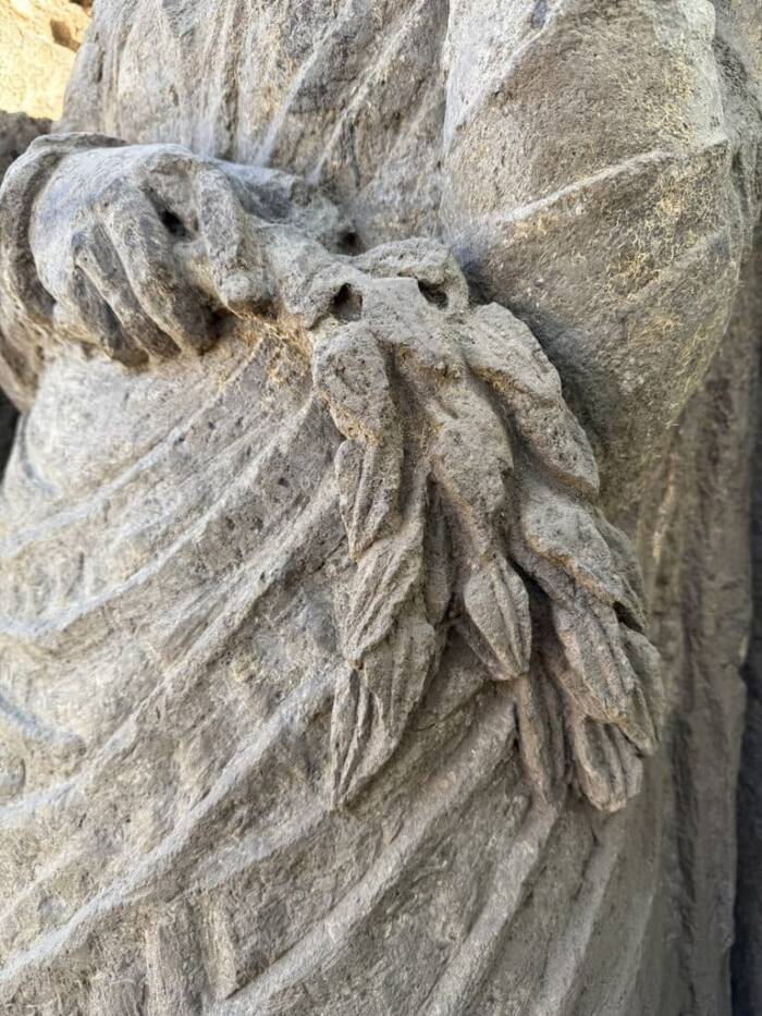 Female Figure In Pompeii Funerary Relief