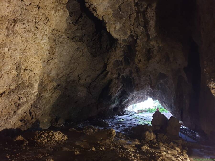 Inside Of San Teodoro Cave