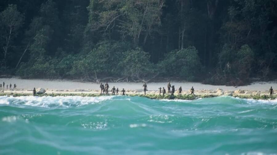 Sentinelese Standing Guard