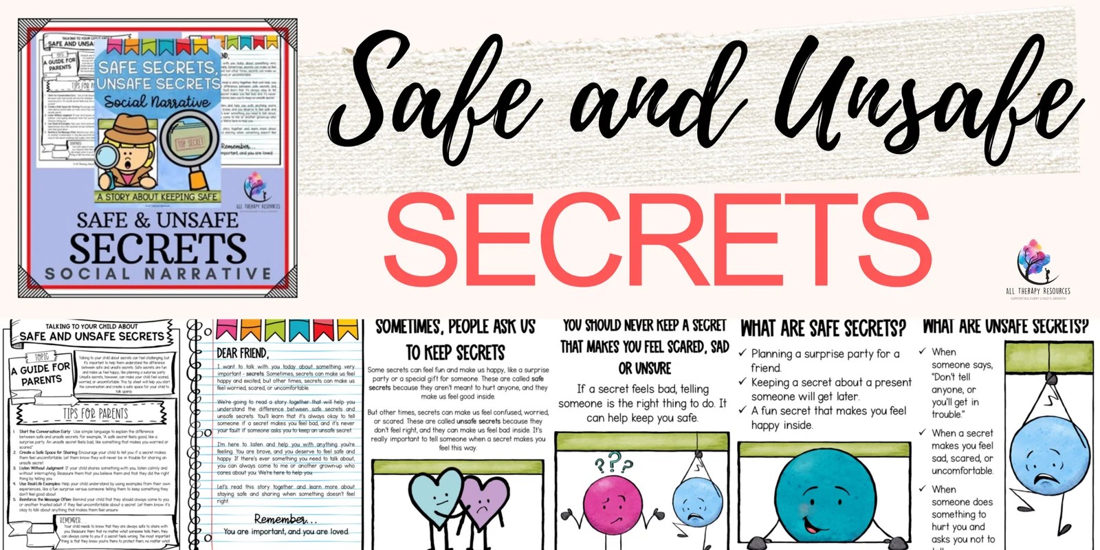 Empowering Kids to Recognize Safe and Unsafe Secrets All Therapy