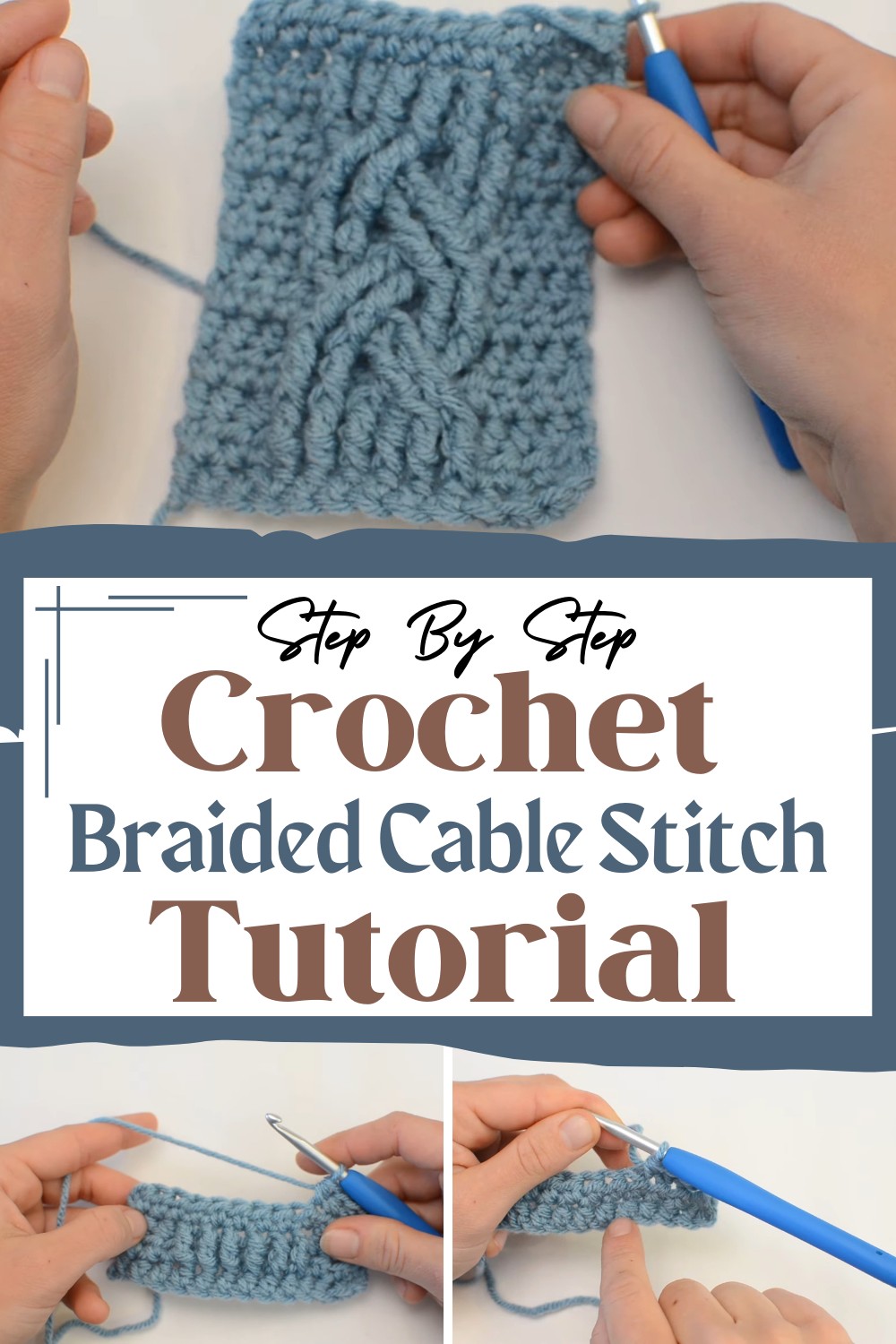 Crochet Braided Cable Stitch Tutorial For Newbies All Thing Crafts