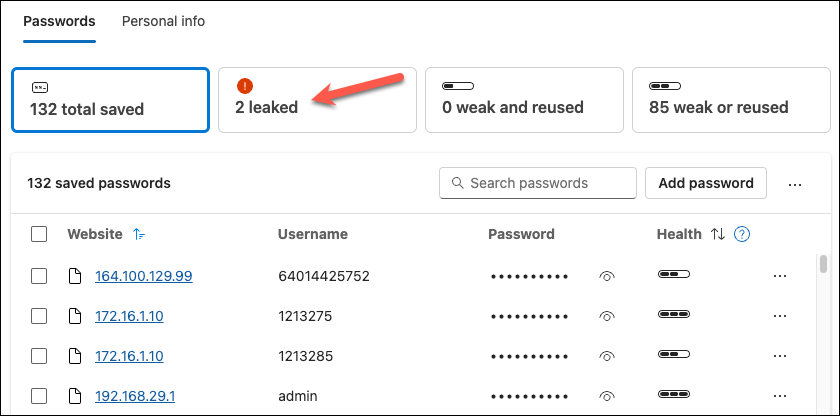 How to Find Leaked Passwords in Chrome, Edge Wallet, and iCloud Keychain
