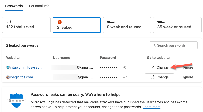 How to Find Leaked Passwords in Chrome, Edge Wallet, and iCloud Keychain