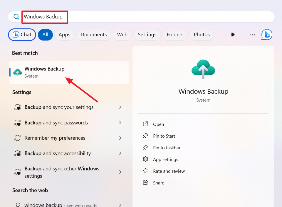 How to Set up and Use Windows Backup App