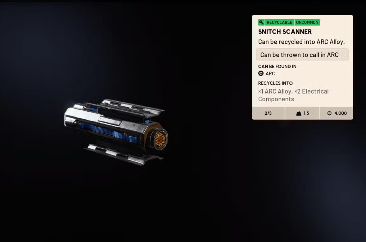 Arc Raiders Snitch locations and Snitch Scanner farming guide