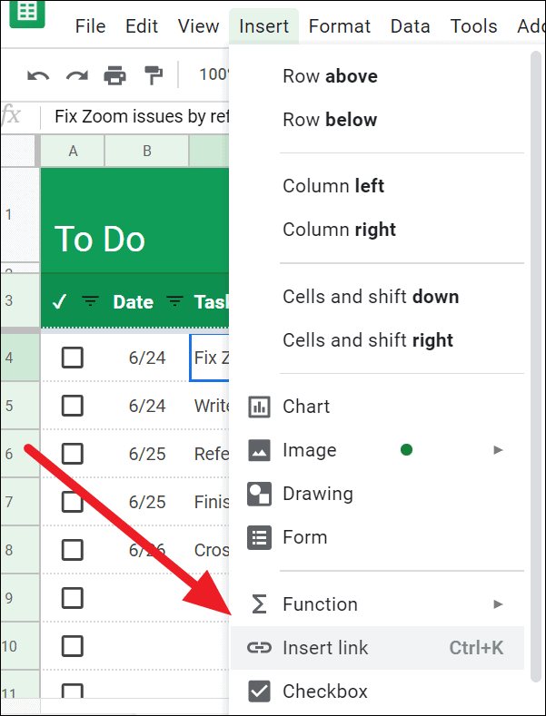 How to Add Hyperlinks in Google Sheets