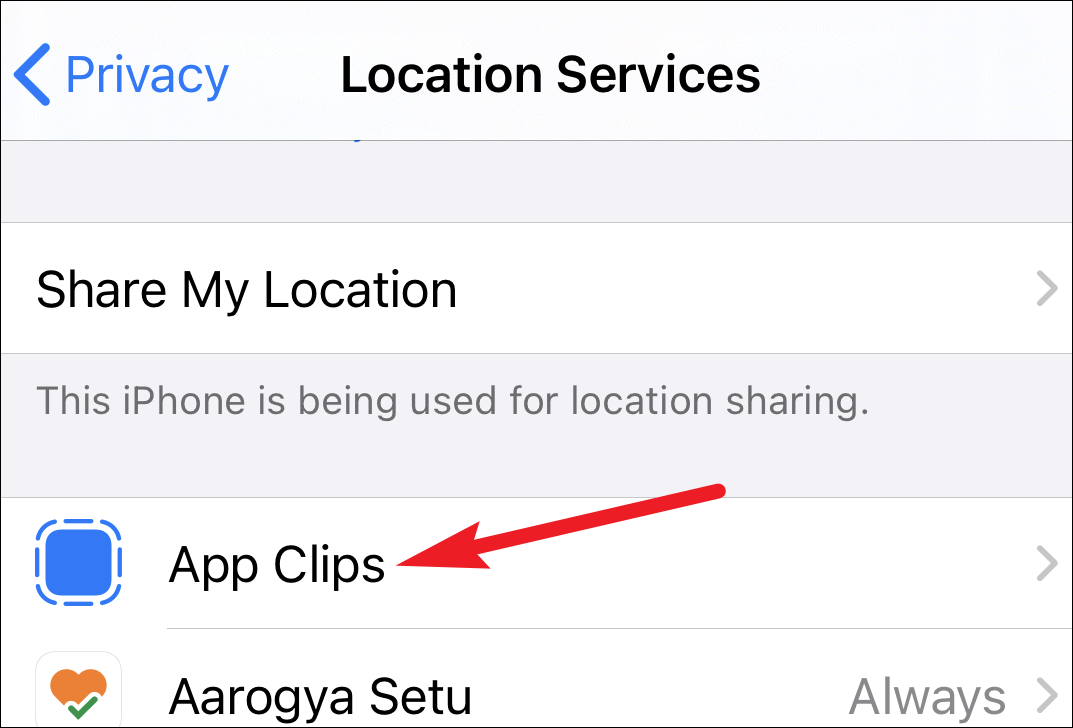 How to Enable or Disable Automatic Location Access for App Clips apps