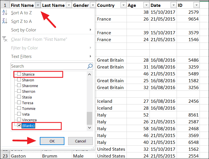 How to Delete Empty Rows in Excel