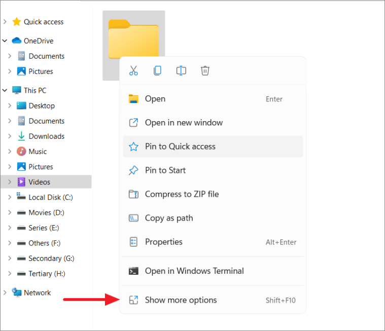 How to 'Show More Options' By Default in Windows 11 File Explorer
