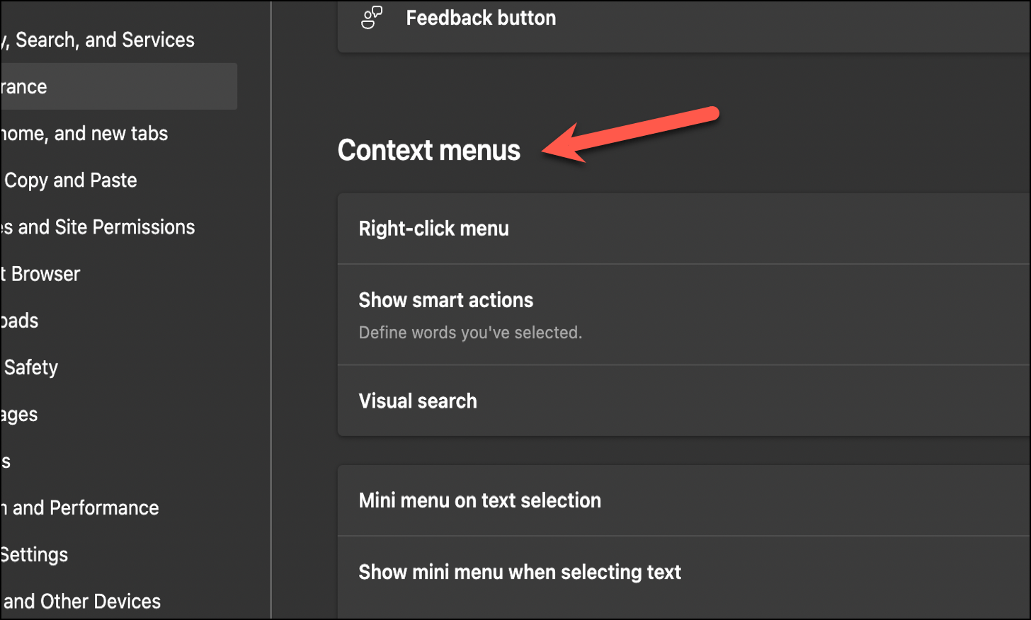 How to Disable Visual Image Search in Microsoft Edge