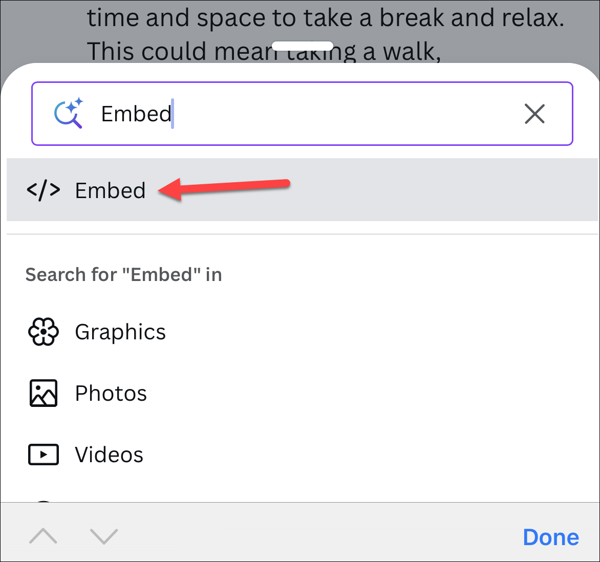 How to Insert a YouTube Video in Canva Docs