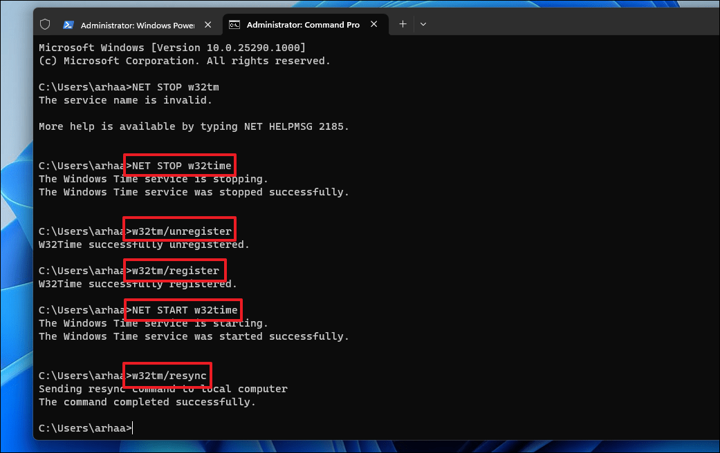 How to Fix Time Synchronization Failed Error in Windows 11