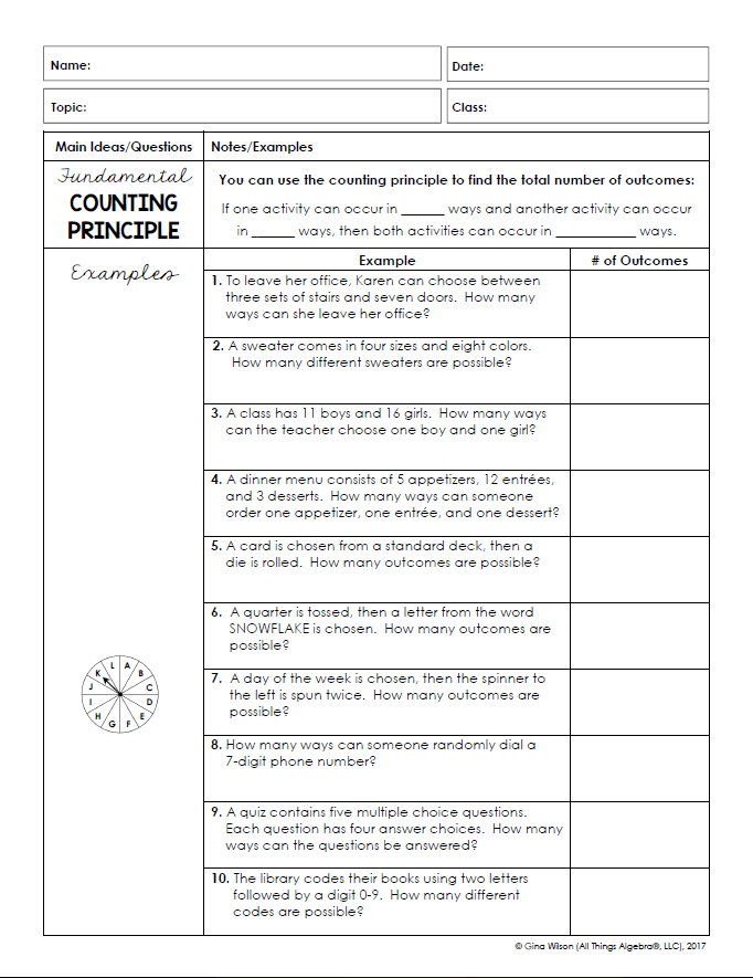 Pre-Algebra Unit 9: Probability & Statistics - All Things Algebra®