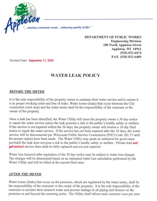 Director Of Public Works Provides More Details On AquaHawk Water Usage