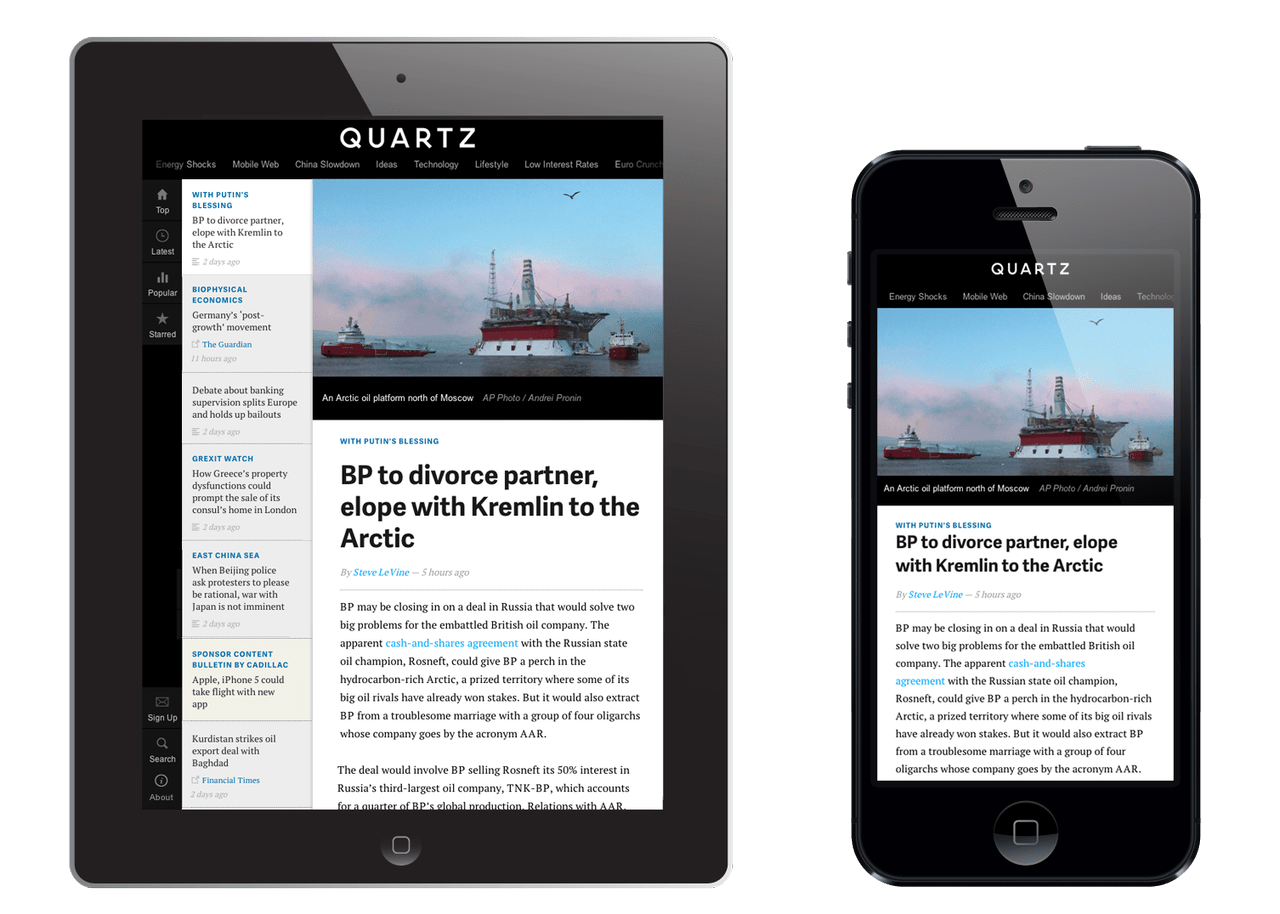 Quartz Business Site Targets Mobile, but Won't Use Apps Peter Kafka