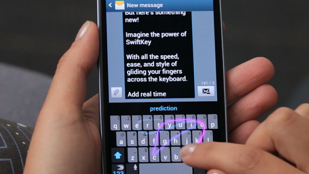 SwiftKey Flow Virtual Keyboard Adds Continuous Input Bonnie Cha Product News AllThingsD