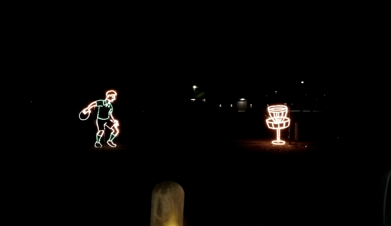 Celebrate the season with disc golf Christmas lights All Things Disc Golf