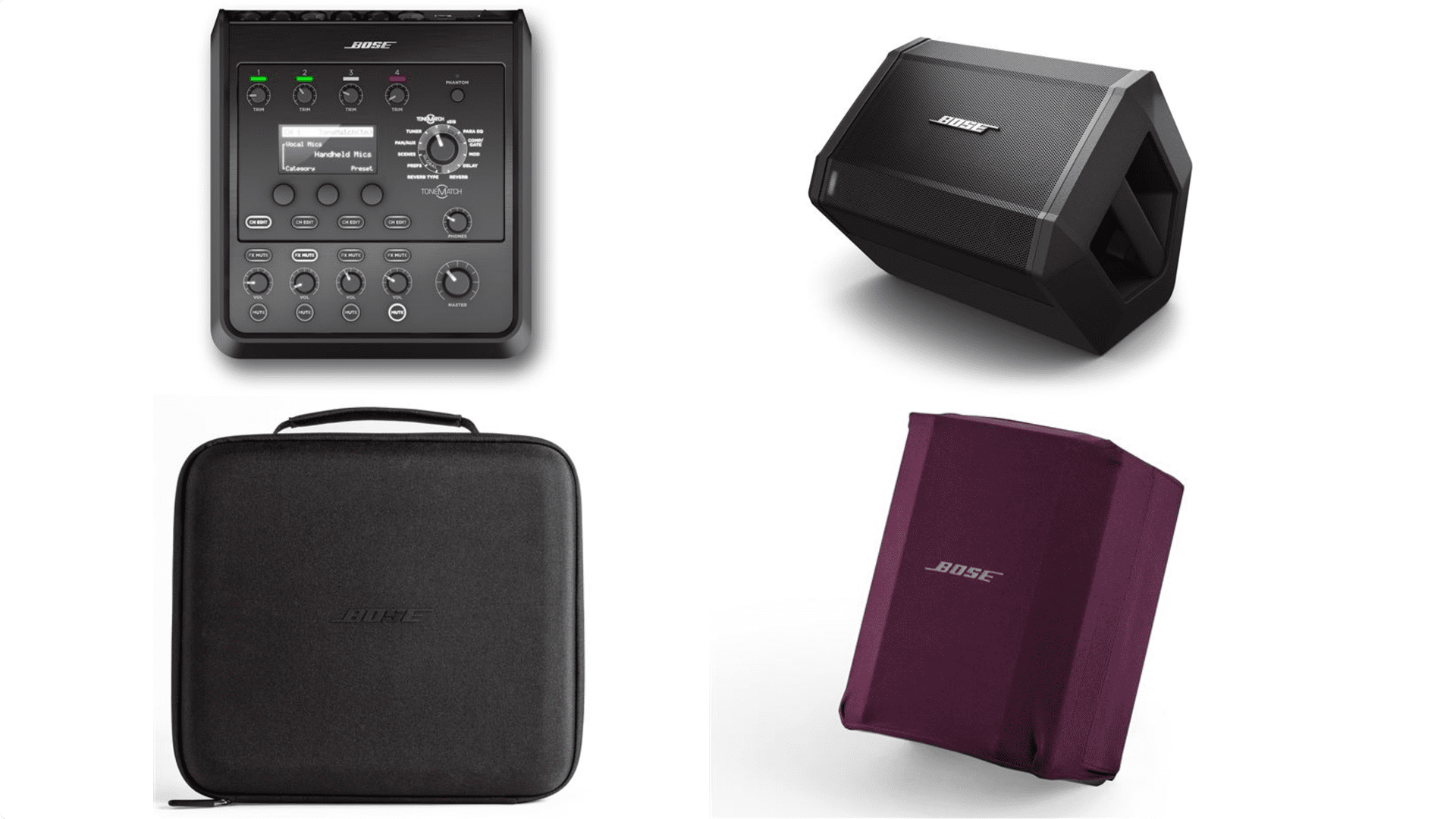 Protect Your Bose S1 and ToneMatch Mixer with Bose's New Cases