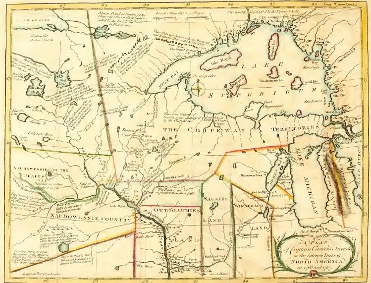 Collet Map of North Carolina, 1770