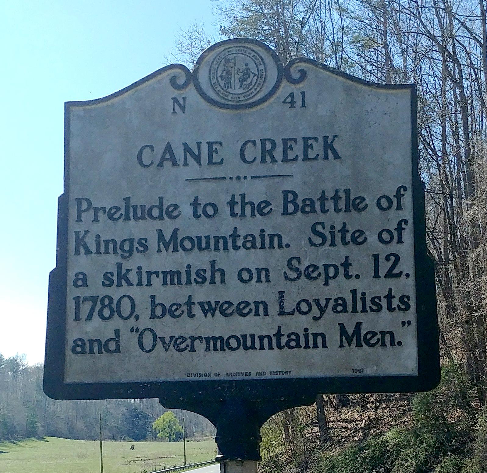 Skulking Shots on the Flank The Skirmish at Cane Creek Journal of the American Revolution