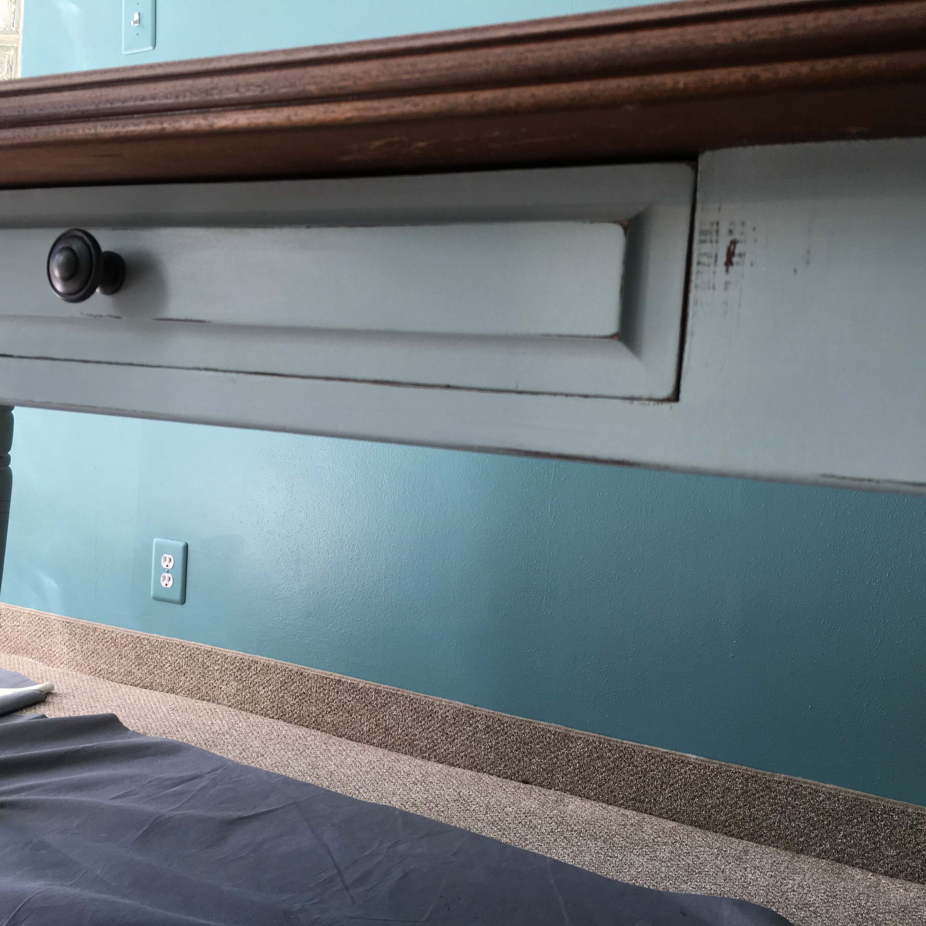 Pine Armoire Makeover