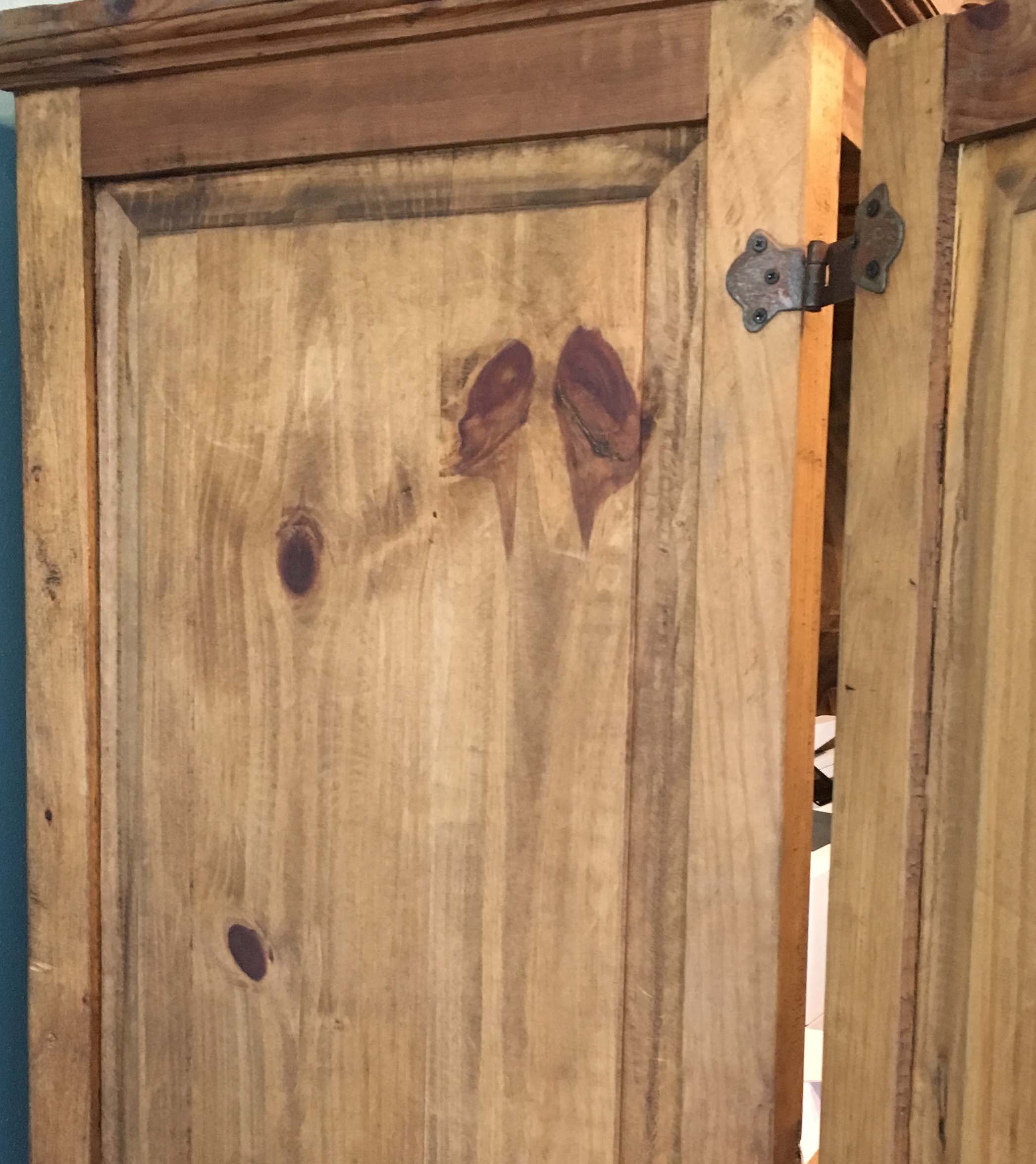 Pine Armoire Makeover