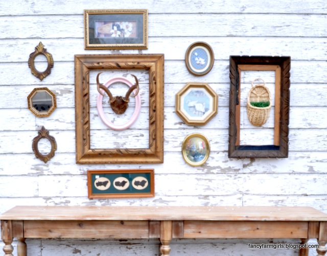 Thrift Store Gallery Wall