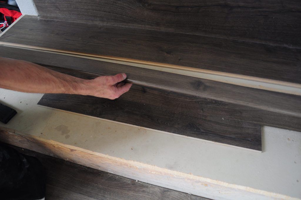 Jo’s House QuickStep Stair Installation Process with Stairnose