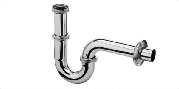 It is a double well sink. How To Make Your Own P Trap Drain Pipe From Pvc Fittings Allthumbsdiy Com