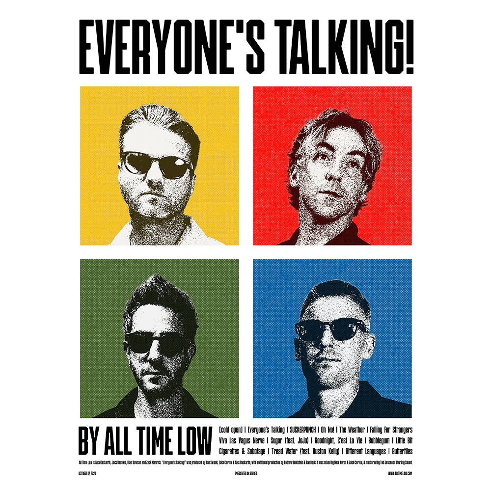 Everyone's Talking! Poster All Time Low Official Store