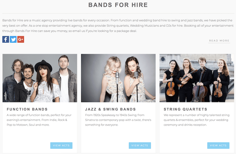 Bands For Hire Provides Live Bands For Every Occasion AllTopStartups