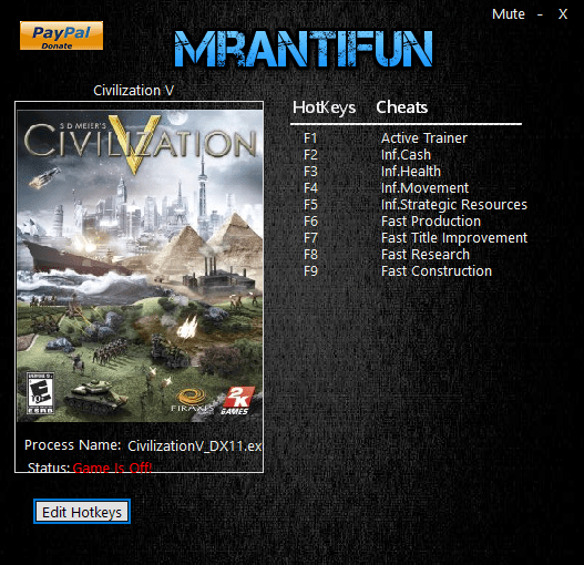 Civilization 5 Brave New World Trainer, Cheats & Codes PC Games Trainers
