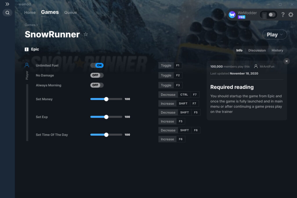 SnowRunner Locate and Deliver Trainer +6, Cheats & Codes PC Games
