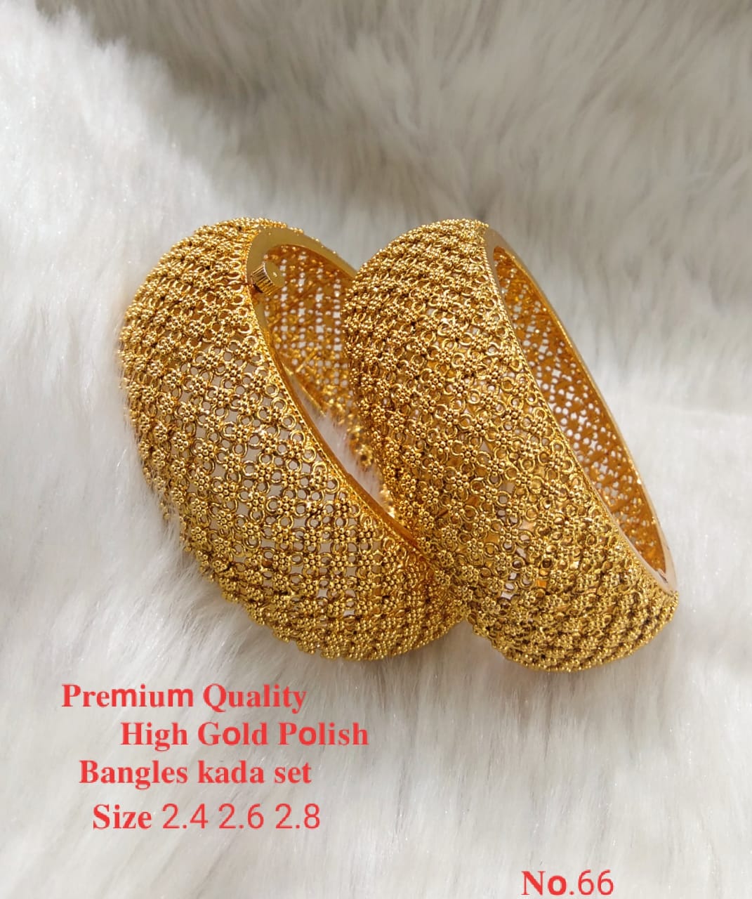 Traditional Gold Plated Bangles for Girls / Women alltrend
