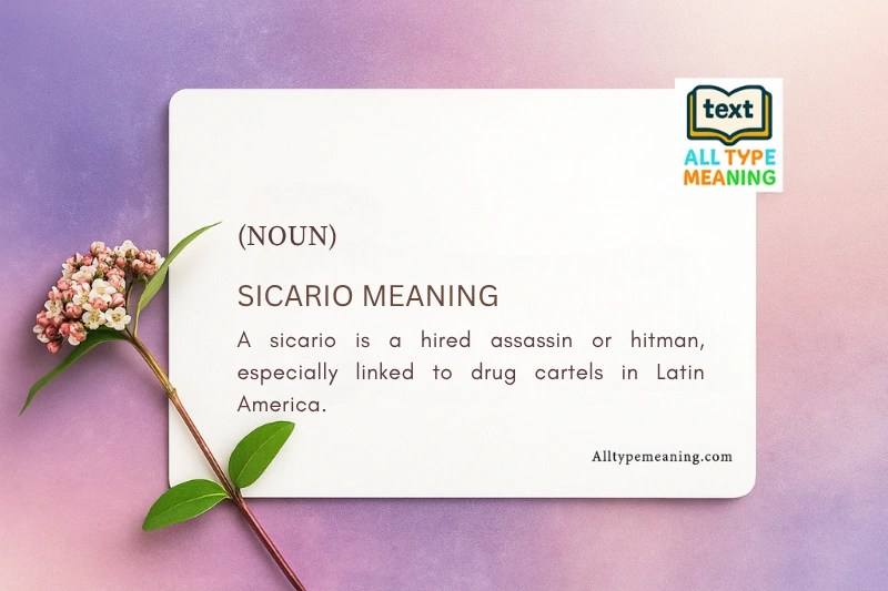 Sicario Meaning: 5 Powerful Facts Behind This Dark Word