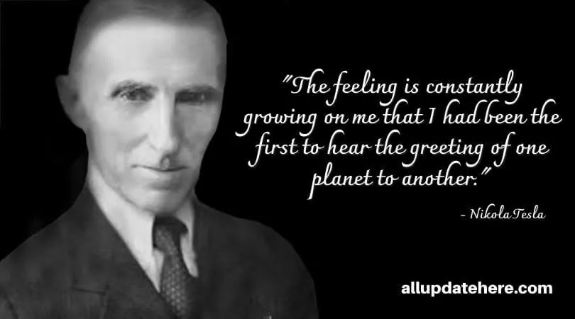 References to the success of Nikola Tesla love the vibration of the energy of loneliness in India