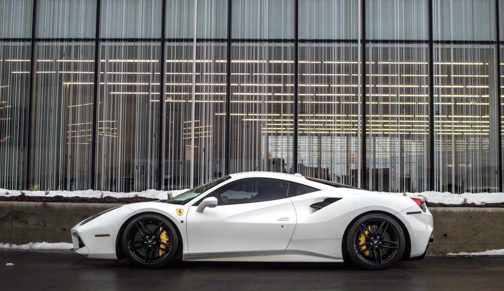 WHITE FERRARI 488 GTB COUPE ( also have spider available ) Allure Limo