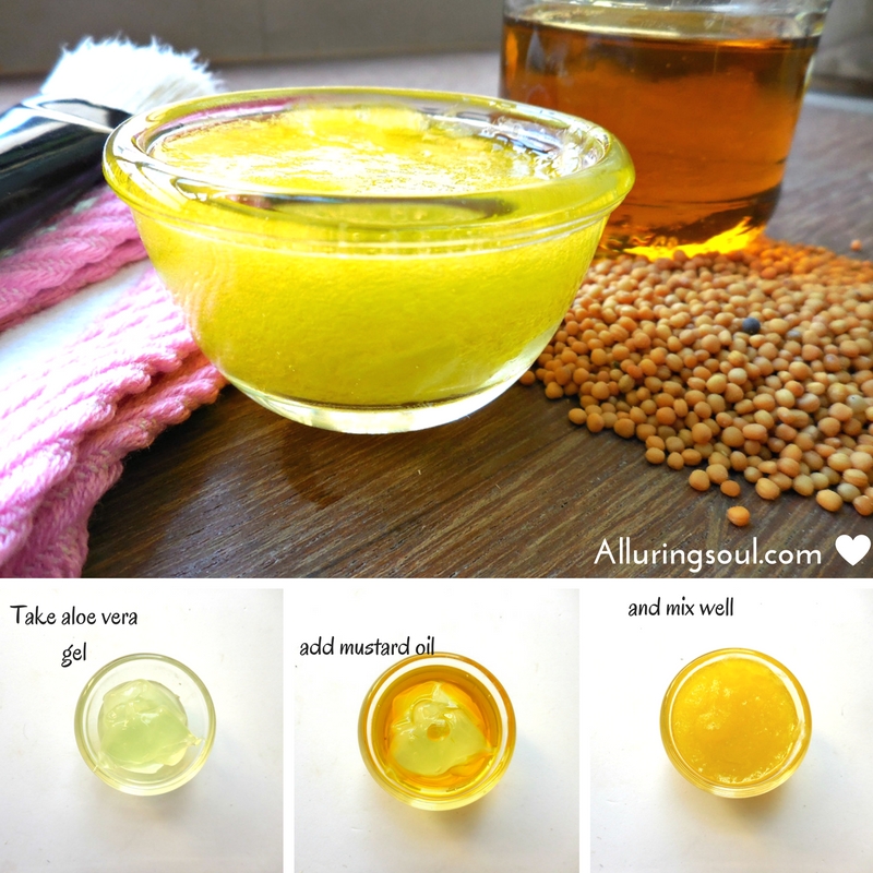 DIY Hair Mask Of Mustard Oil For Hair Growth And Dandruff