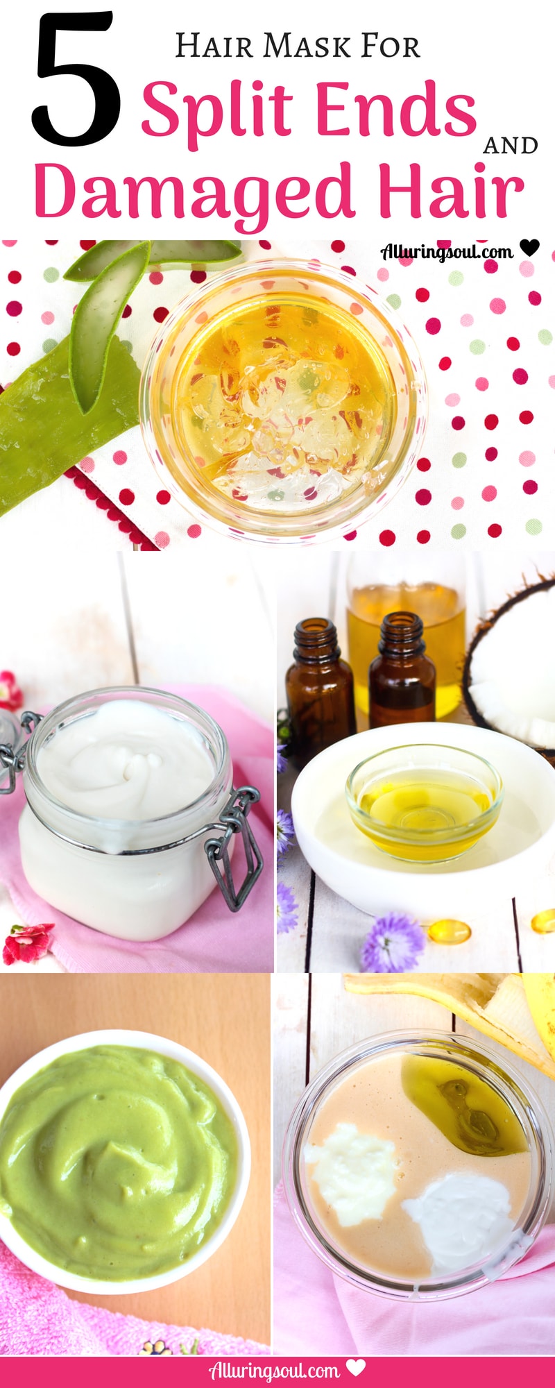 5 Best DIY Hair Mask For Split Ends