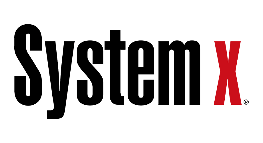 System x Logo Download AI All Vector Logo
