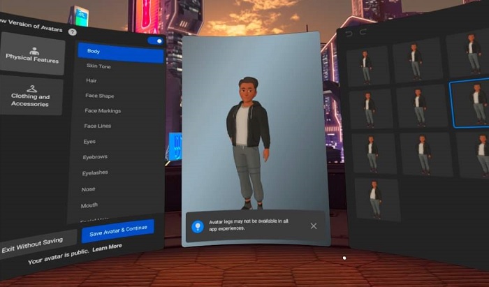 How to Change, Edit or Customize Avatar in Oculus Quest 2? All