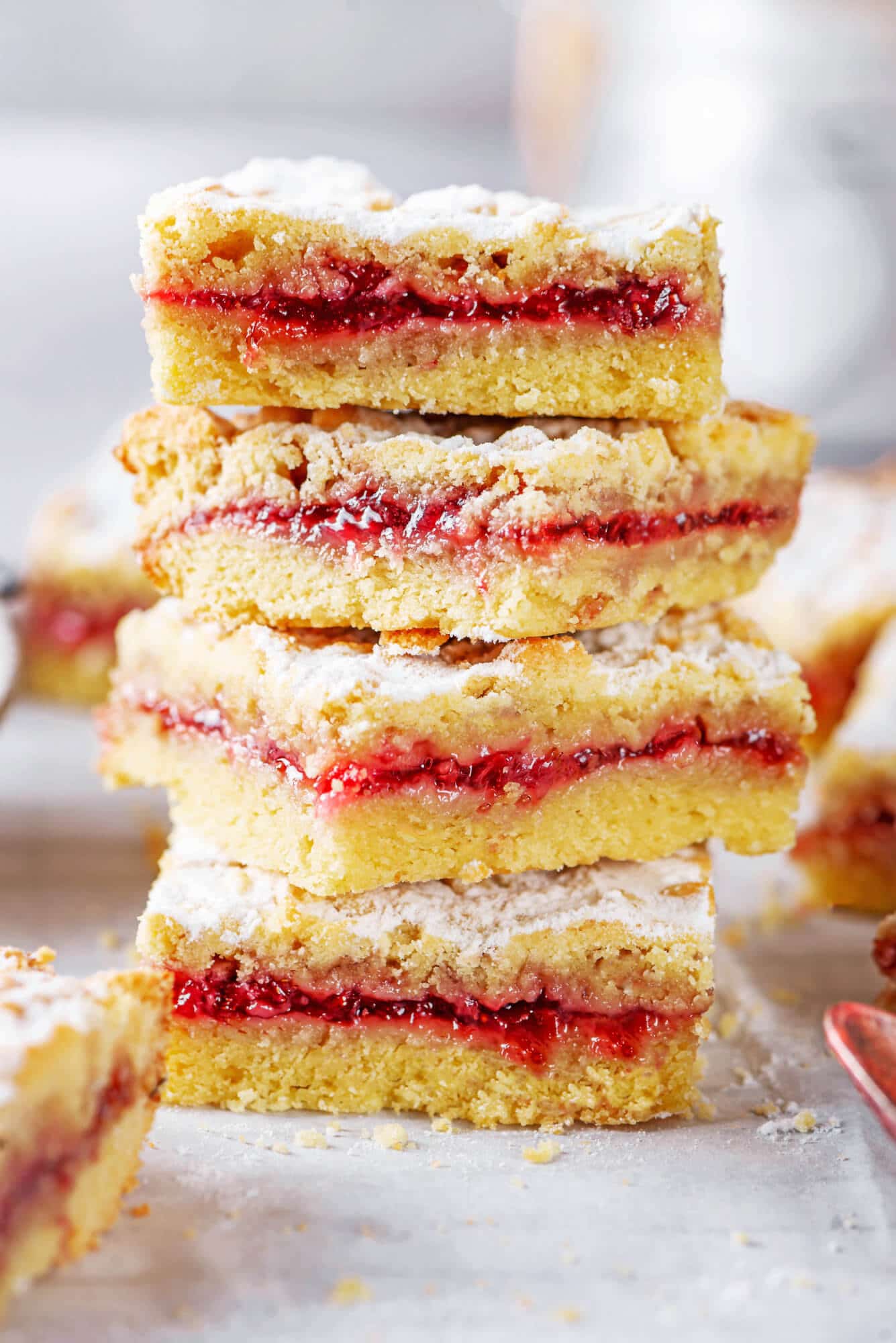 Strawberry Jam Bars (tertiy pirog) All We Eat