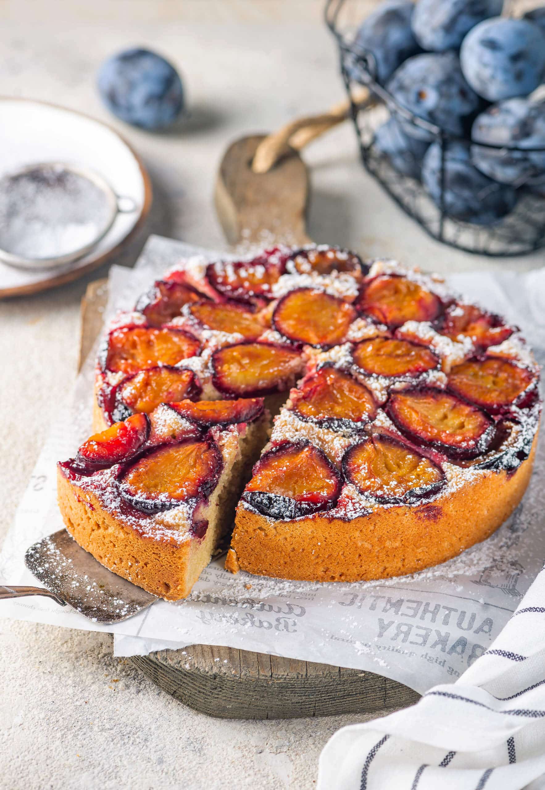 Gluten Free Plum Cake that is Moist and Soft All We Eat