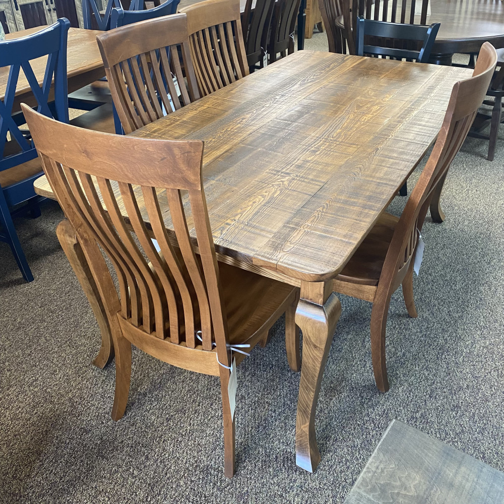 36" x 6' Cabriole Table Baton Rouge BR47302 **SOLD** ALL Wood